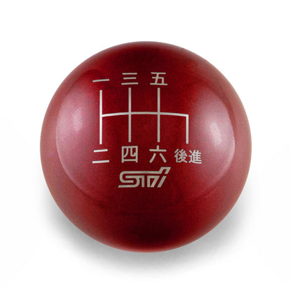 Billetworkz Weighted Shift Knob - 6 Speed STI Japanese Engraving - Subaru STI