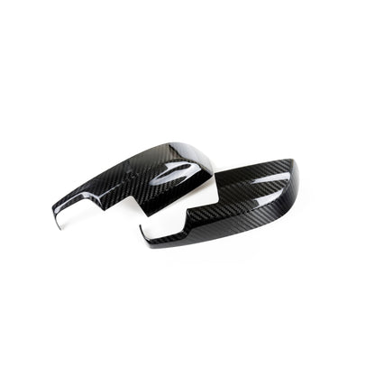 JDMuscle [15-21 WRX/STI] Tanso Pre-preg Carbon Fiber Side Mirror Lower Trim Covers