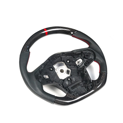 Racing Art [20+ A90 Supra MKV] Carbon Fiber Steering Wheel | Multiple Options Available
