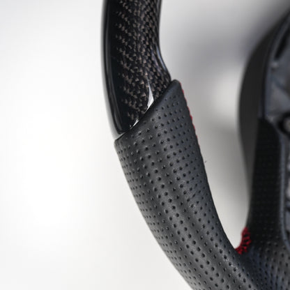 Racing Art [20+ A90 Supra MKV] Carbon Fiber Steering Wheel | Multiple Options Available