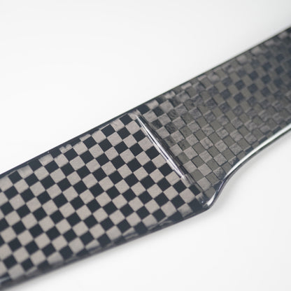 JDMuscle [15-21 WRX/STI w/ OEM STI Wing] Tanso Carbon Fiber Wing Gurney Flap V2 - Different Carbon available