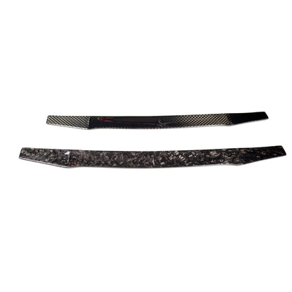 JDMuscle [15-21 WRX/STI w/ OEM STI Wing] Tanso Carbon Fiber Wing Gurney Flap V2 - Different Carbon available