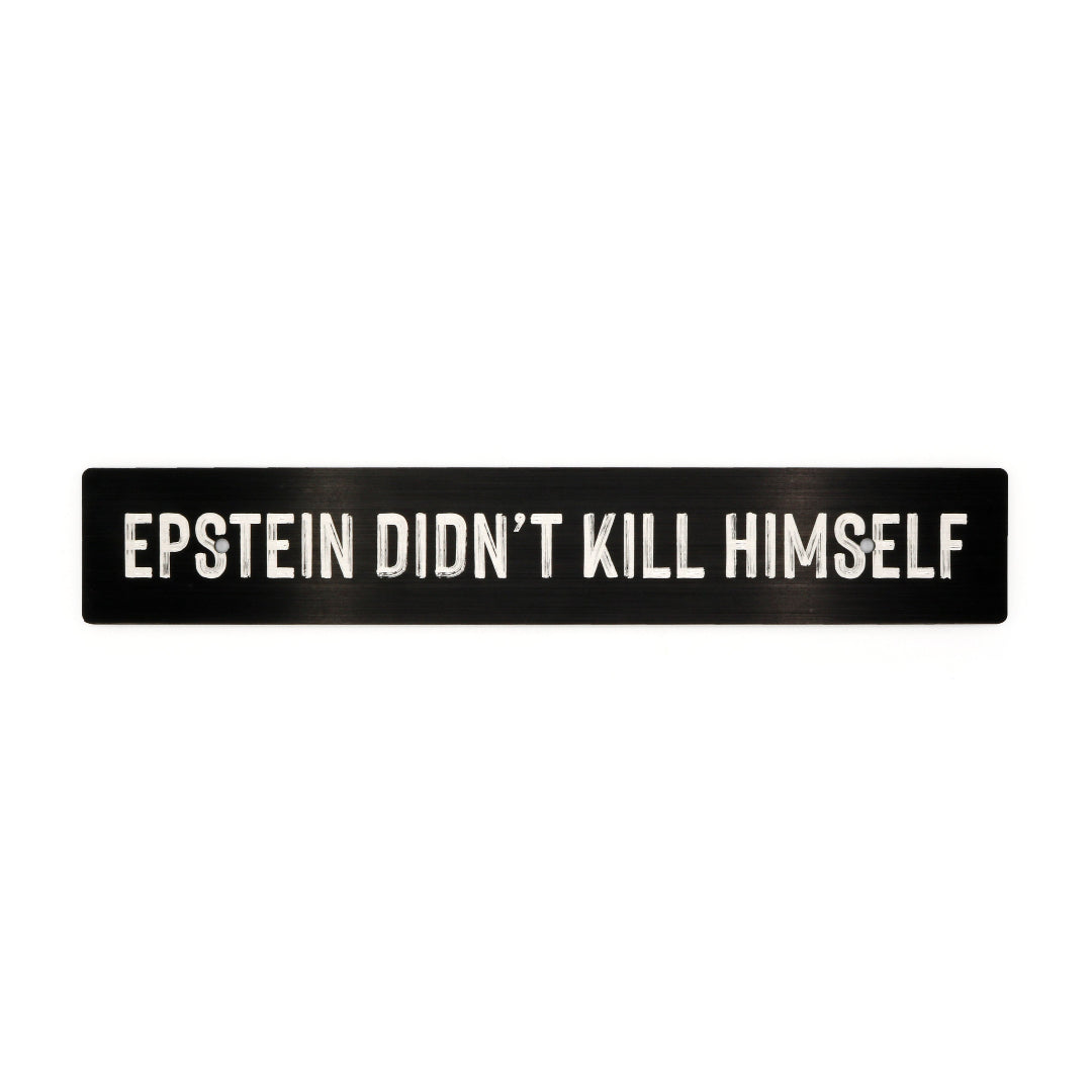 Billetworkz "Epstein..." License Plate Delete
