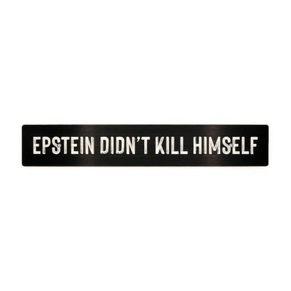 Billetworkz "Epstein..." License Plate Delete
