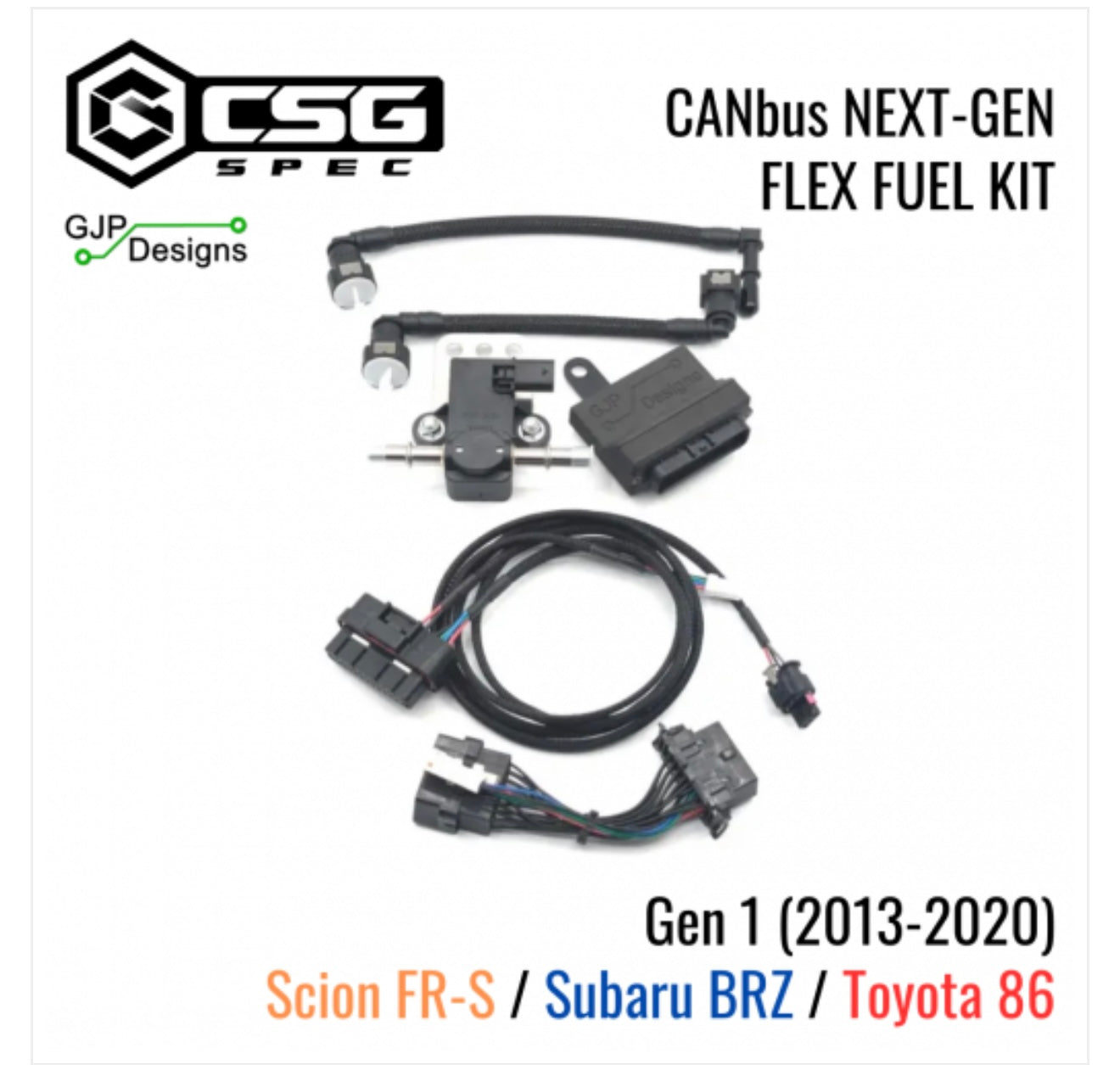 CSG Spec CANBUS Next-Gen Flex Fuel Kit by GJP for FA20 / FA24 (BRZ / FR-S / 86 / GT86 / GR86)