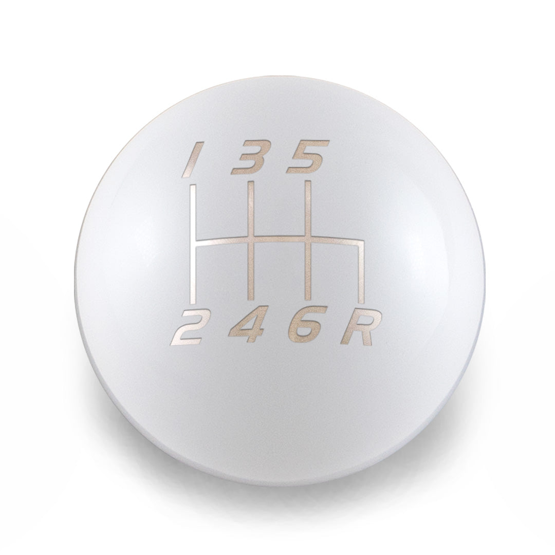 Billetworkz Weighted Shift Knob - 6 Speed Velocity Engraving - Subaru STI