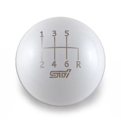Billetworkz Weighted Shift Knob - 6 Speed STI Standard Engraving - Subaru STI