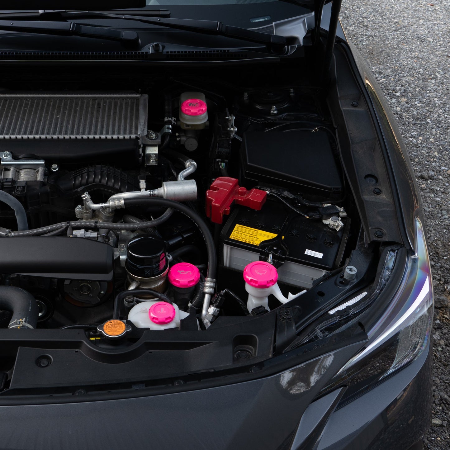 Billetworkz Engine Bay Caps - Subaru WRX 2015-2021 & 2022+
