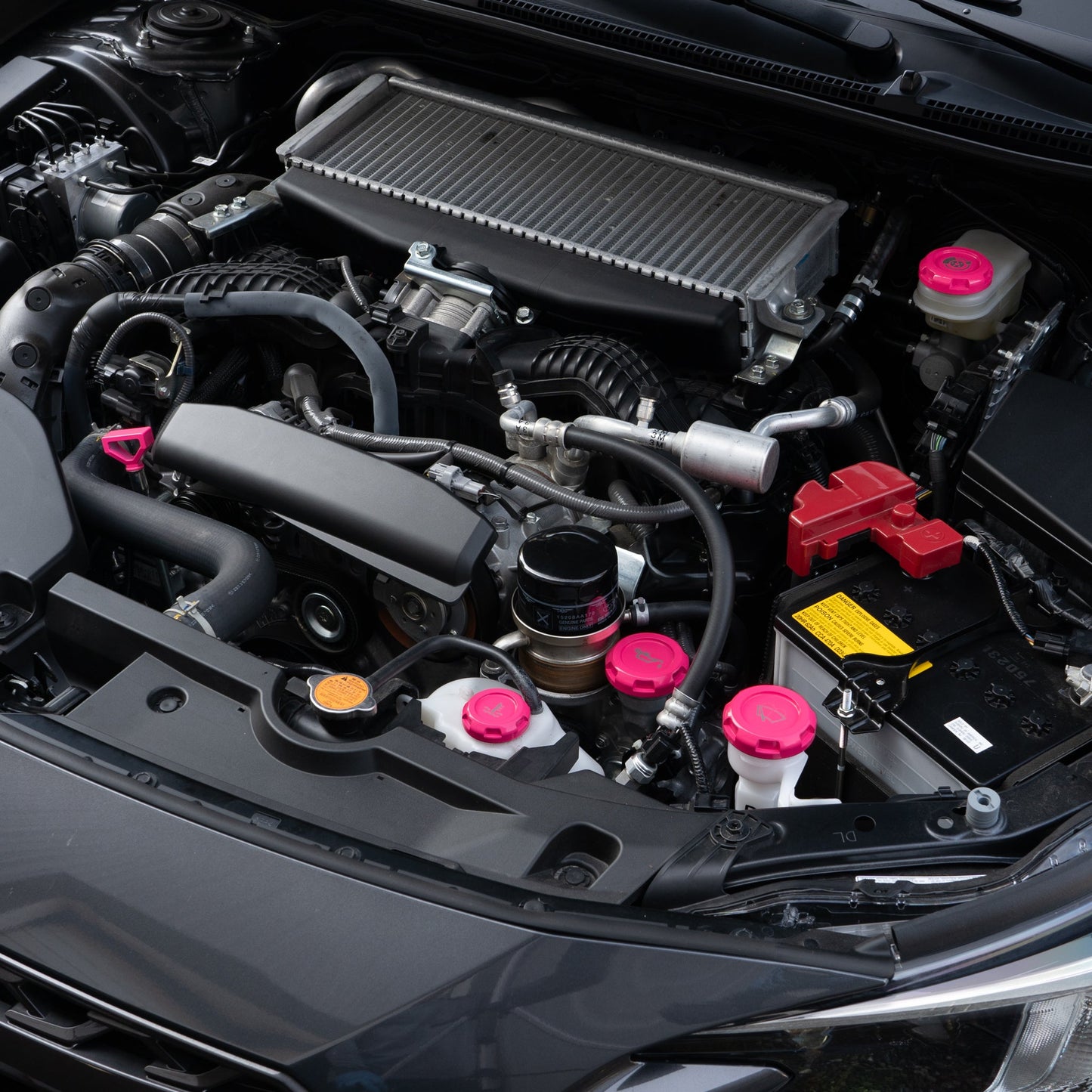 Billetworkz Engine Bay Caps - Subaru WRX 2015-2021 & 2022+