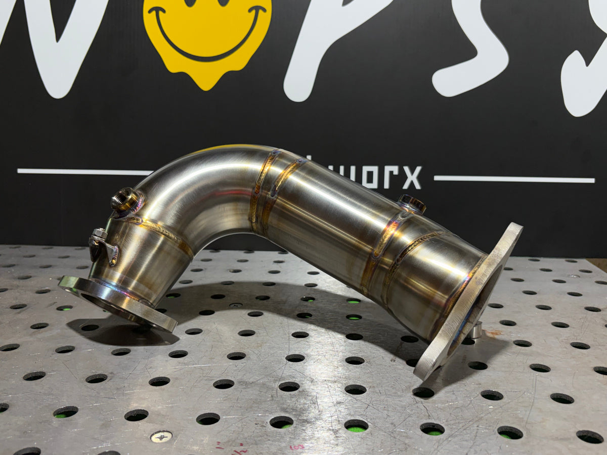 WopsyFab 22+ VB WRX 3.5" High-Flow J-Pipe IYKYK