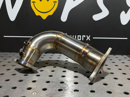 WopsyFab 22+ VB WRX 3.5" High-Flow J-Pipe IYKYK