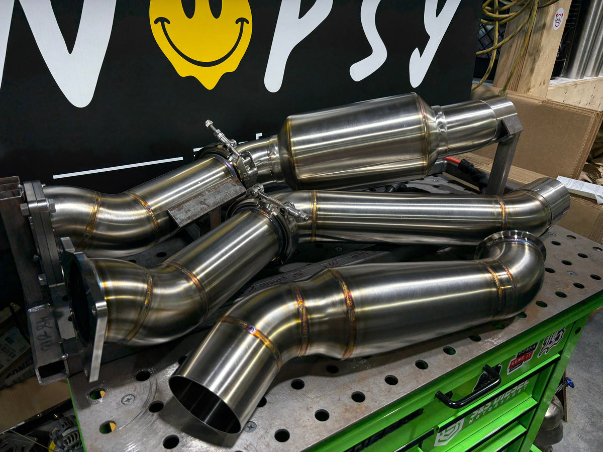 WopsyFab 22+ VB WRX 3.5" Side Exit Exhaust