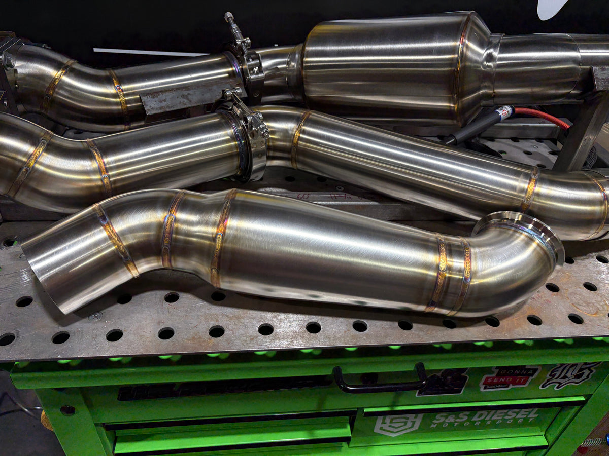 WopsyFab 22+ VB WRX 3.5" Side Exit Exhaust