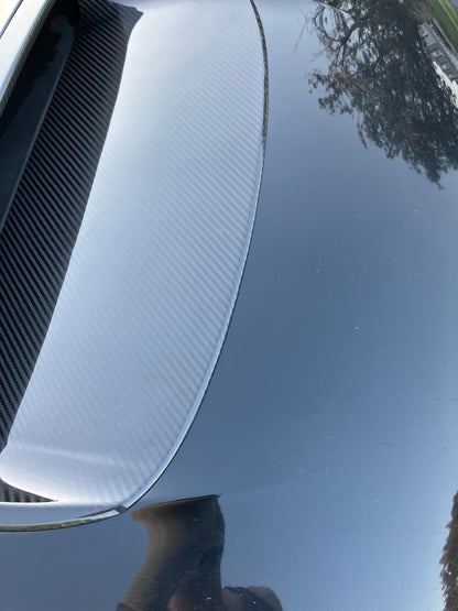 OLM LE Dry Carbon Fiber Hood Scoop Cover - 2010-2014 WRX / STI with Hood Scoop Cover