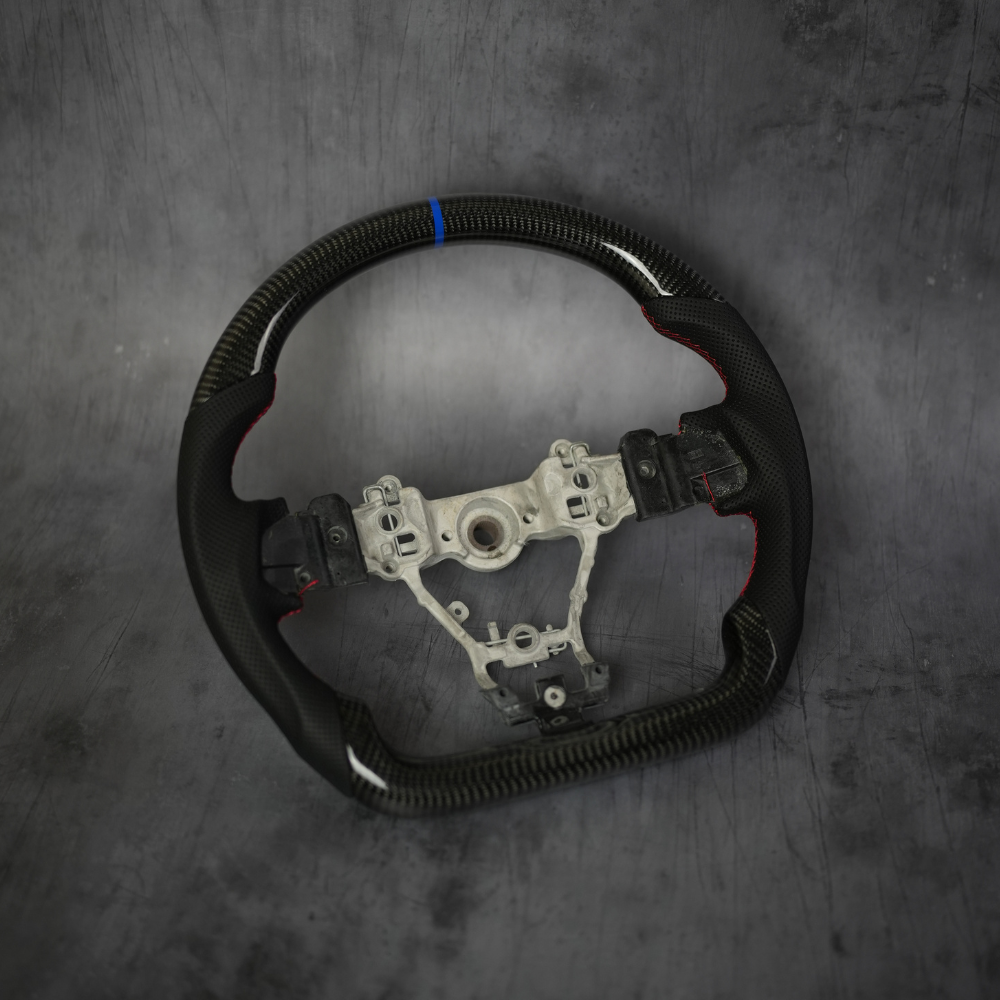 JDMuscle [15-21 WRX/STI] Custom Carbon Fiber Steering Wheel *Special Order*