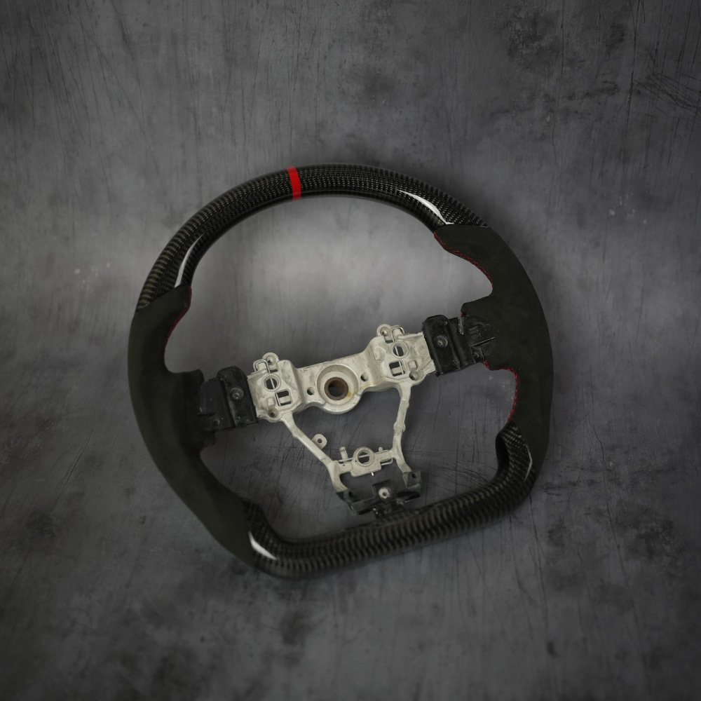 JDMuscle [15-21 WRX/STI] Custom Carbon Fiber Steering Wheel *Special Order*
