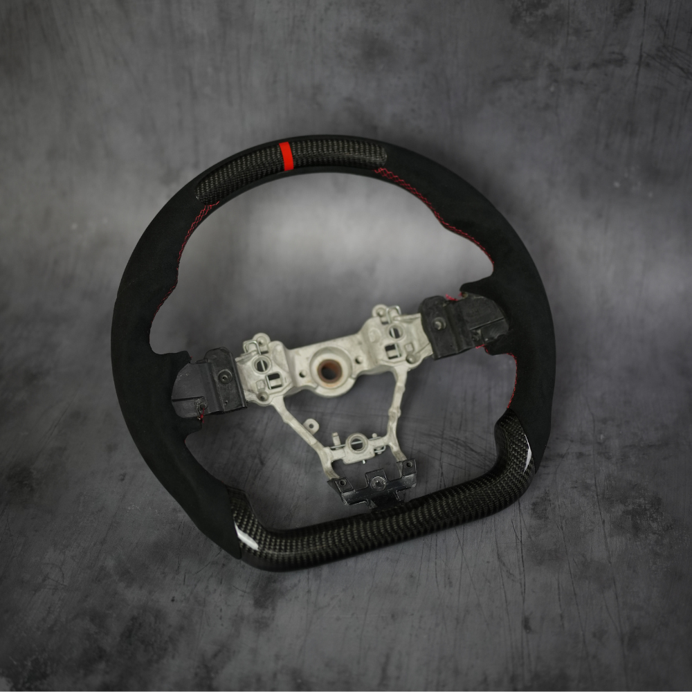 JDMuscle [15-21 WRX/STI] Custom Carbon Fiber Steering Wheel *Special Order*