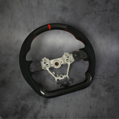 JDMuscle [15-21 WRX/STI] Custom Carbon Fiber Steering Wheel *Special Order*