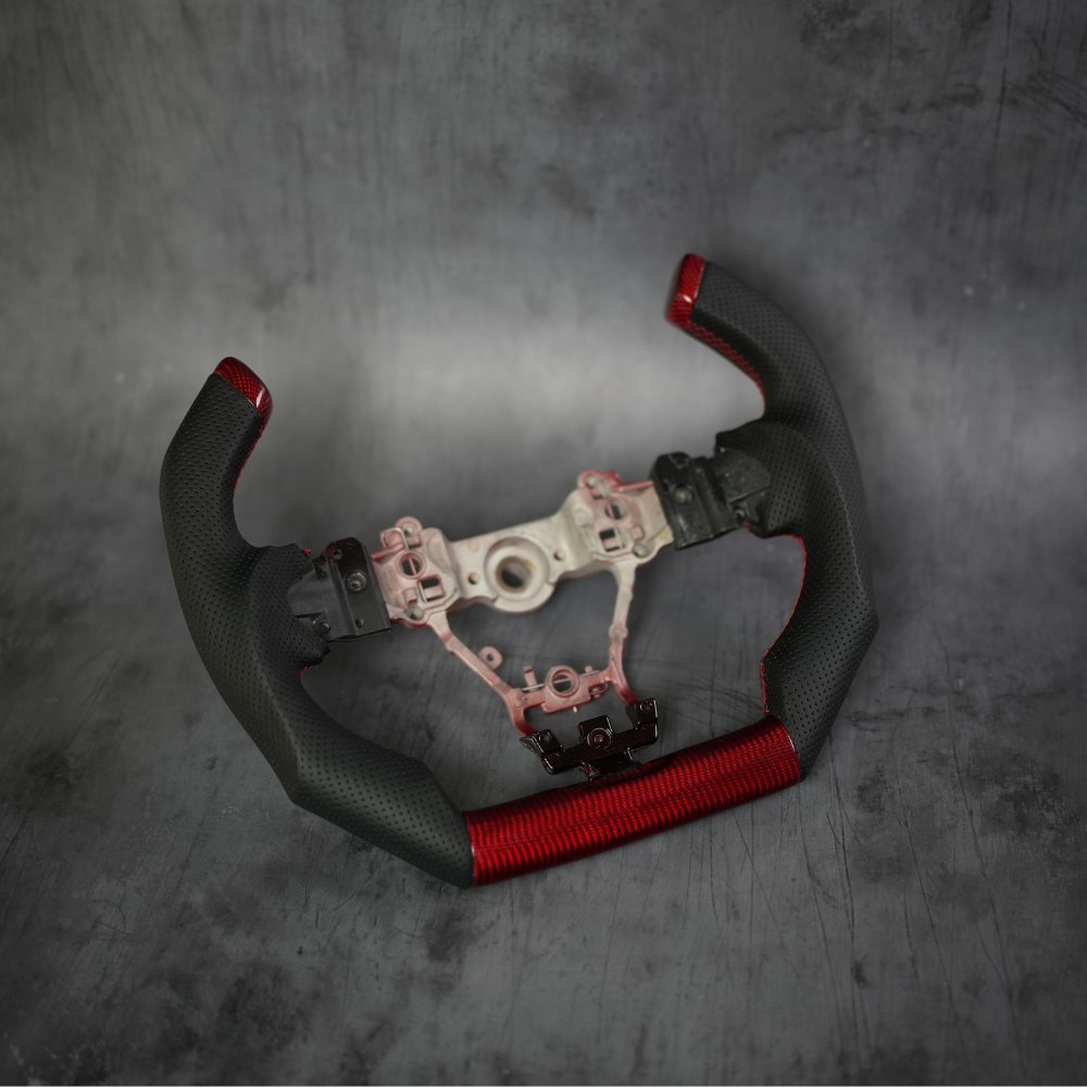 JDMuscle [15-21 WRX/STI] Custom Carbon Fiber Steering Wheel *Special Order*