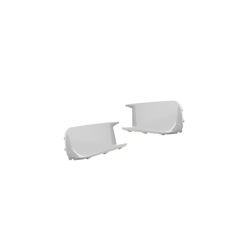 JDMuscle [18-21 WRX/STI] Fog Light Covers -  Paint Matched / Gloss Black