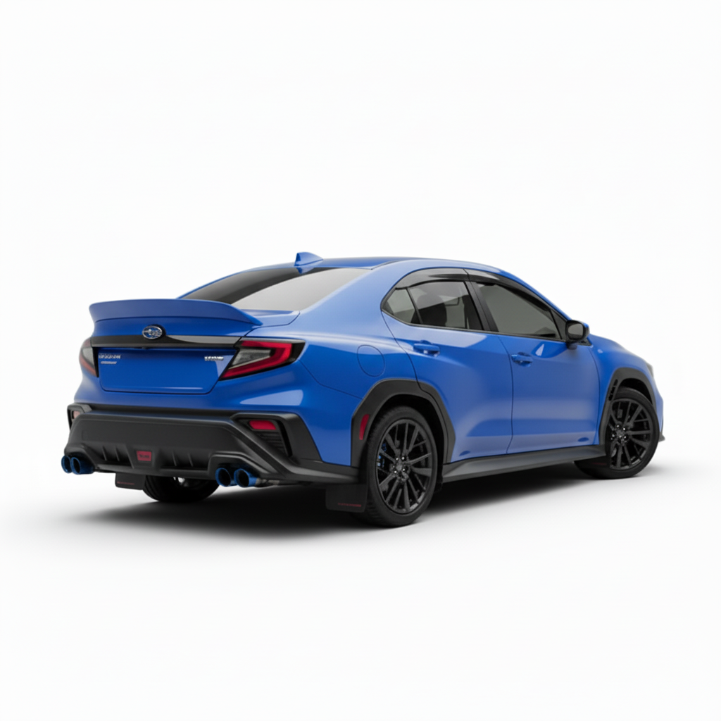 JDMuscle [22-26 WRX] V3 Duck Bill Low Profile Spoiler | Painted Matched