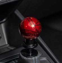 Billetworkz Shift Knob - Red w/Black Splash - Subaru STI 6-Speed