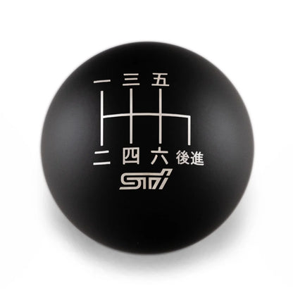 Billetworkz Weighted Shift Knob - 6 Speed STI Japanese Engraving - Subaru STI