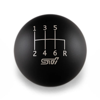 Billetworkz Weighted Shift Knob - 6 Speed STI Standard Engraving - Subaru STI