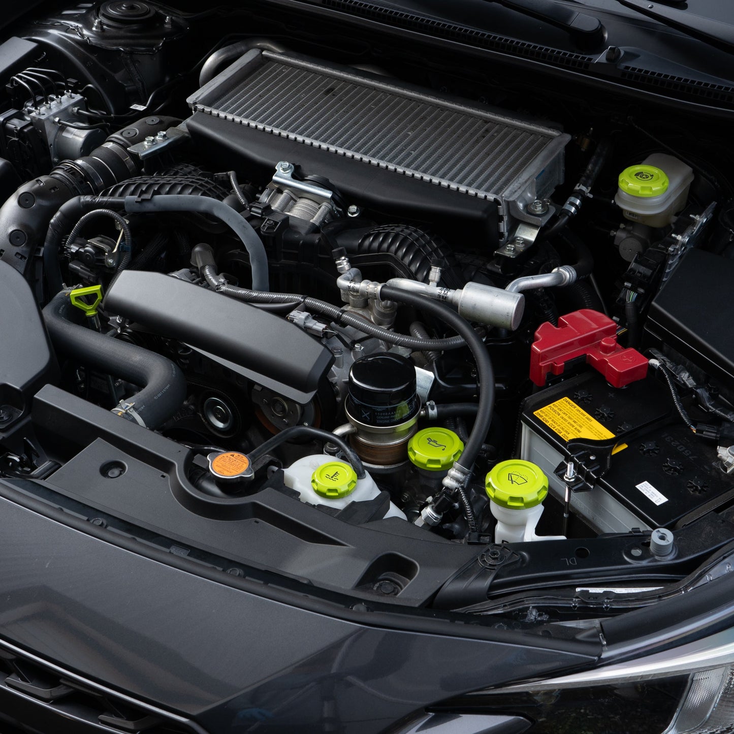 Billetworkz Engine Bay Caps - Subaru WRX 2015-2021 & 2022+