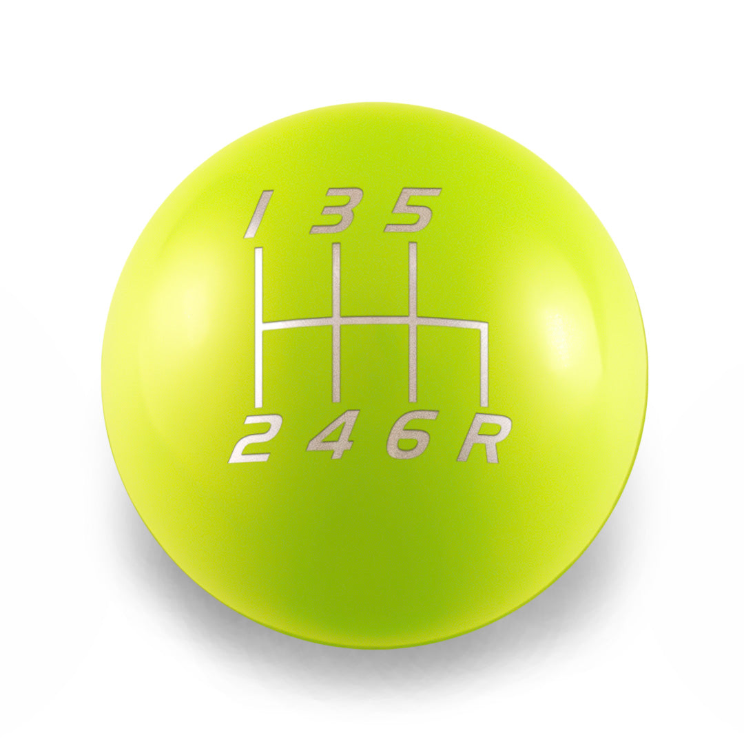 Billetworkz Weighted Shift Knob - 6 Speed Velocity Engraving - Subaru STI