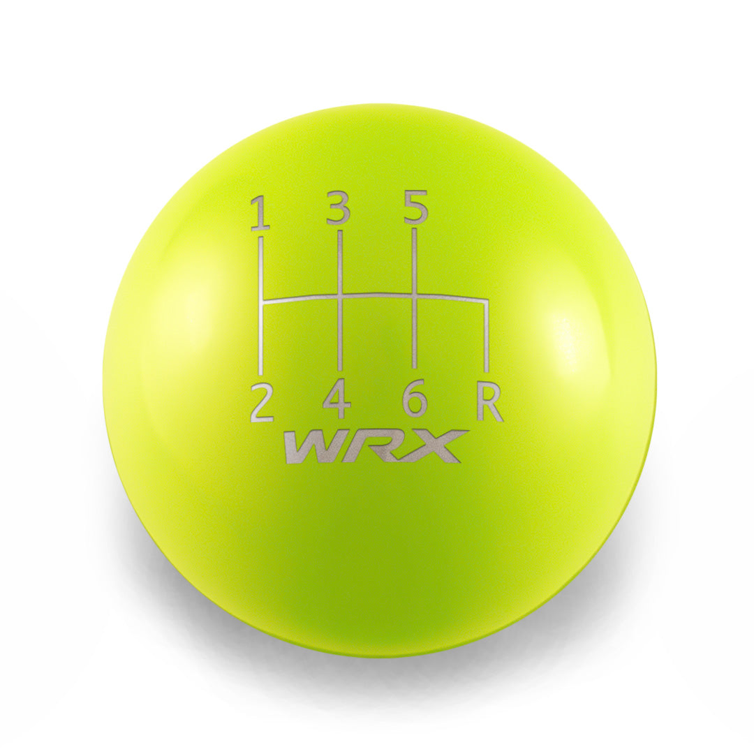 Billetworkz Weighted Shift Knob - 6 Speed WRX Standard Engraving - Subaru WRX 2015-2025