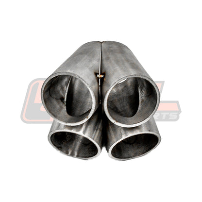 P&L Motorsports 4 Into 1 Merge Collector for 2″ Turbine Inlet or Pipe