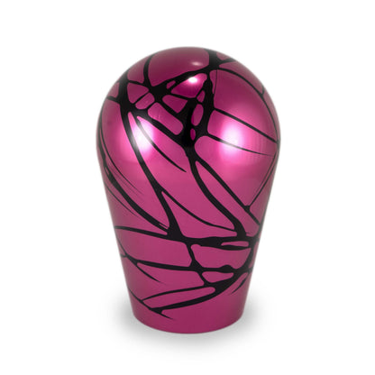 Billetworkz Shift Knob - Pink w/ Black Splash - Subaru STI 6-Speed
