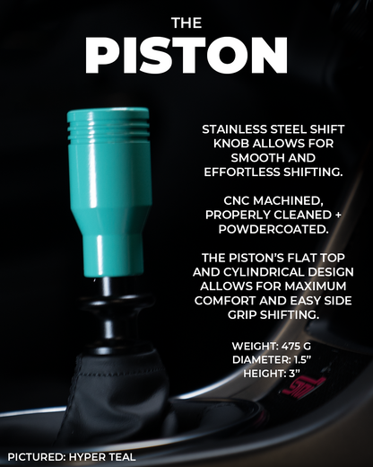 Billetworkz Piston Weighted Shift Knob for Subaru WRX 2015-2025