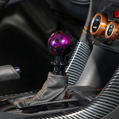 Billetworkz Automatic Shifter - Purple Cosmic Space - Fits Subaru CVT: WRX (15–21), Crosstrek (13–23), Forester (14–18), Impreza (12–23), Legacy/Outback (10–14)
