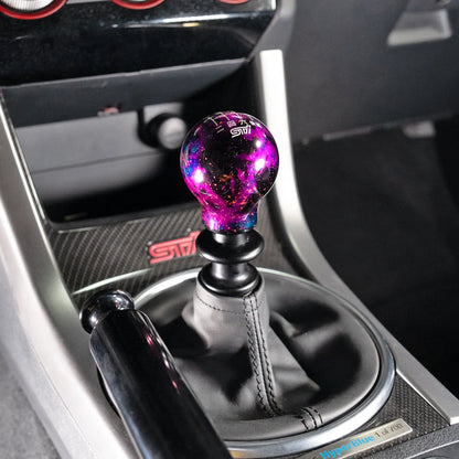 Billetworkz Cosmic Space Shift Knob - 6 Speed STI Japanese Engraving - Subaru STI