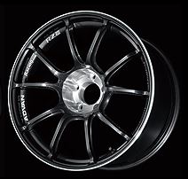 Yokohama Adan RZIII 18x9 +35 5x114.3 - Black Gun Metallic & Diamond Cut