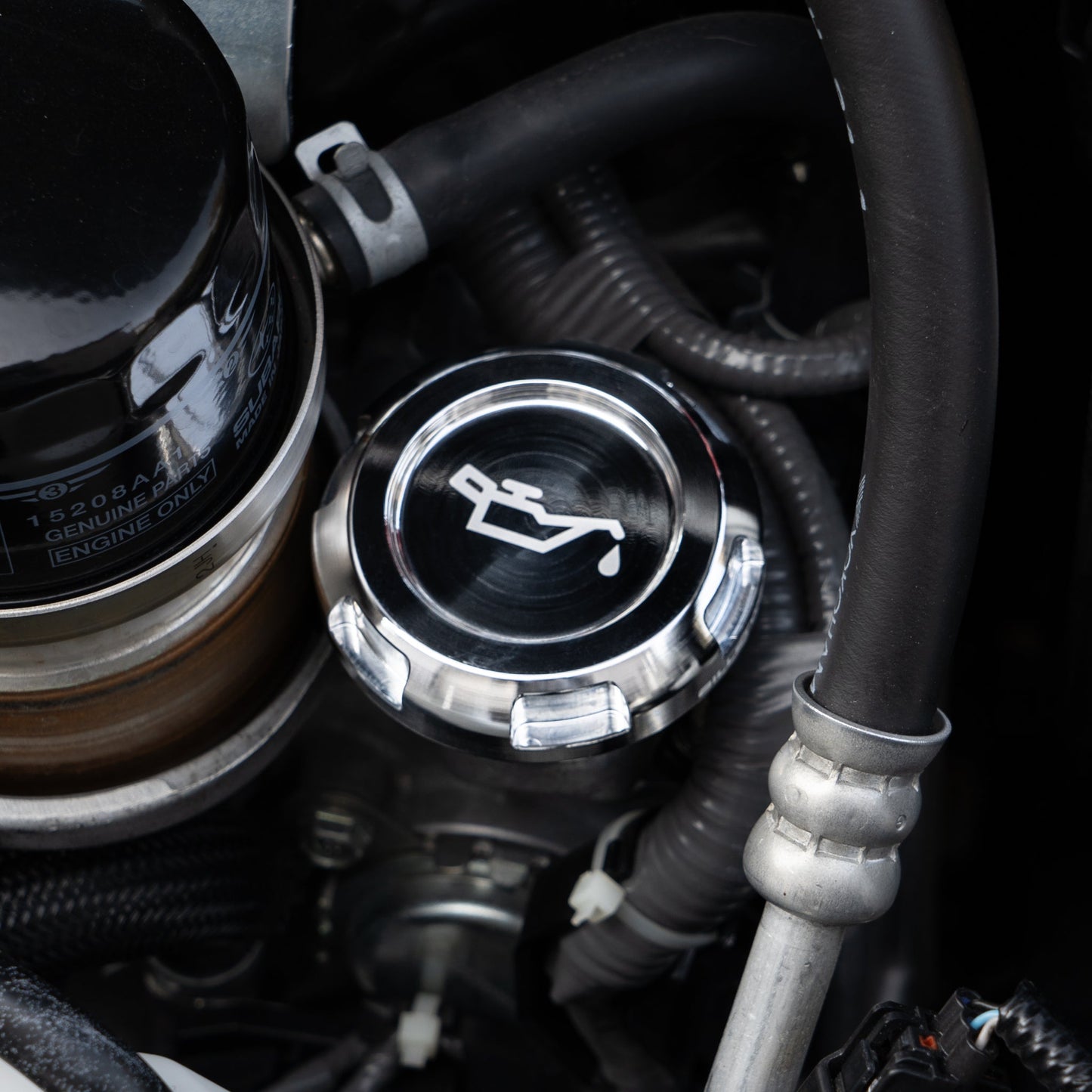 Billetworkz Engine Bay Caps - Subaru WRX 2015-2021 & 2022+