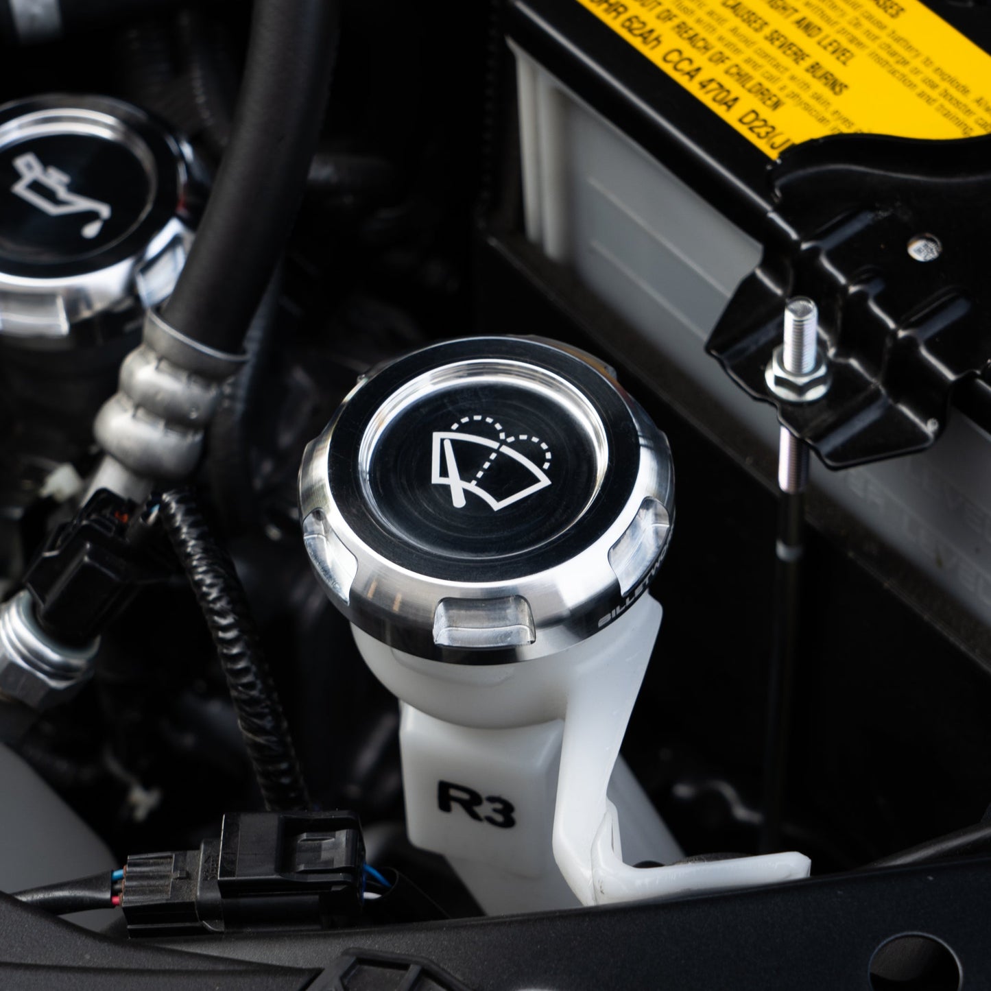 Billetworkz Engine Bay Caps - Subaru WRX 2015-2021 & 2022+