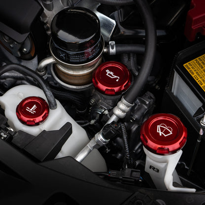 Billetworkz Engine Bay Caps - Subaru Forester 2014+