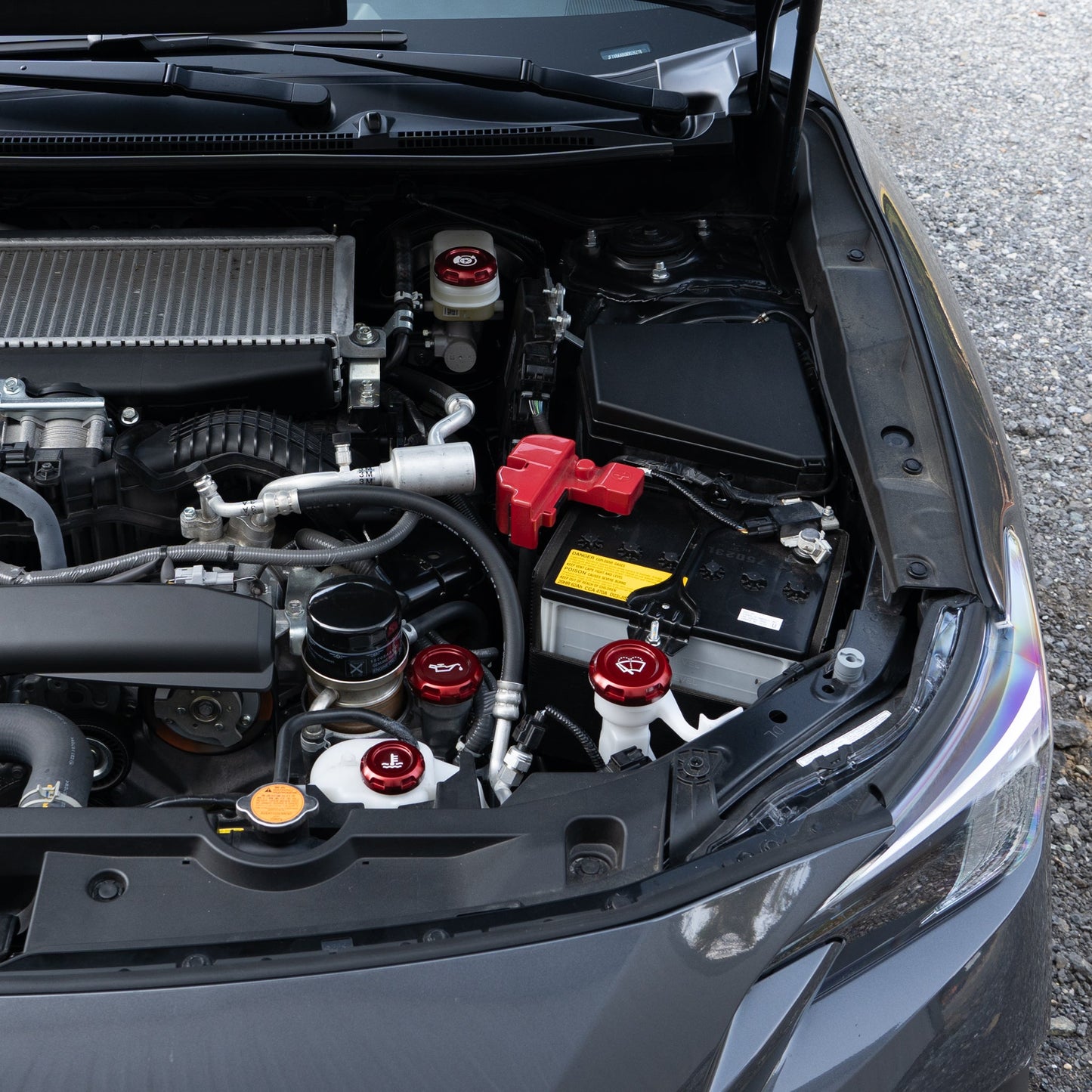 Billetworkz Engine Bay Caps - Subaru WRX 2015-2021 & 2022+