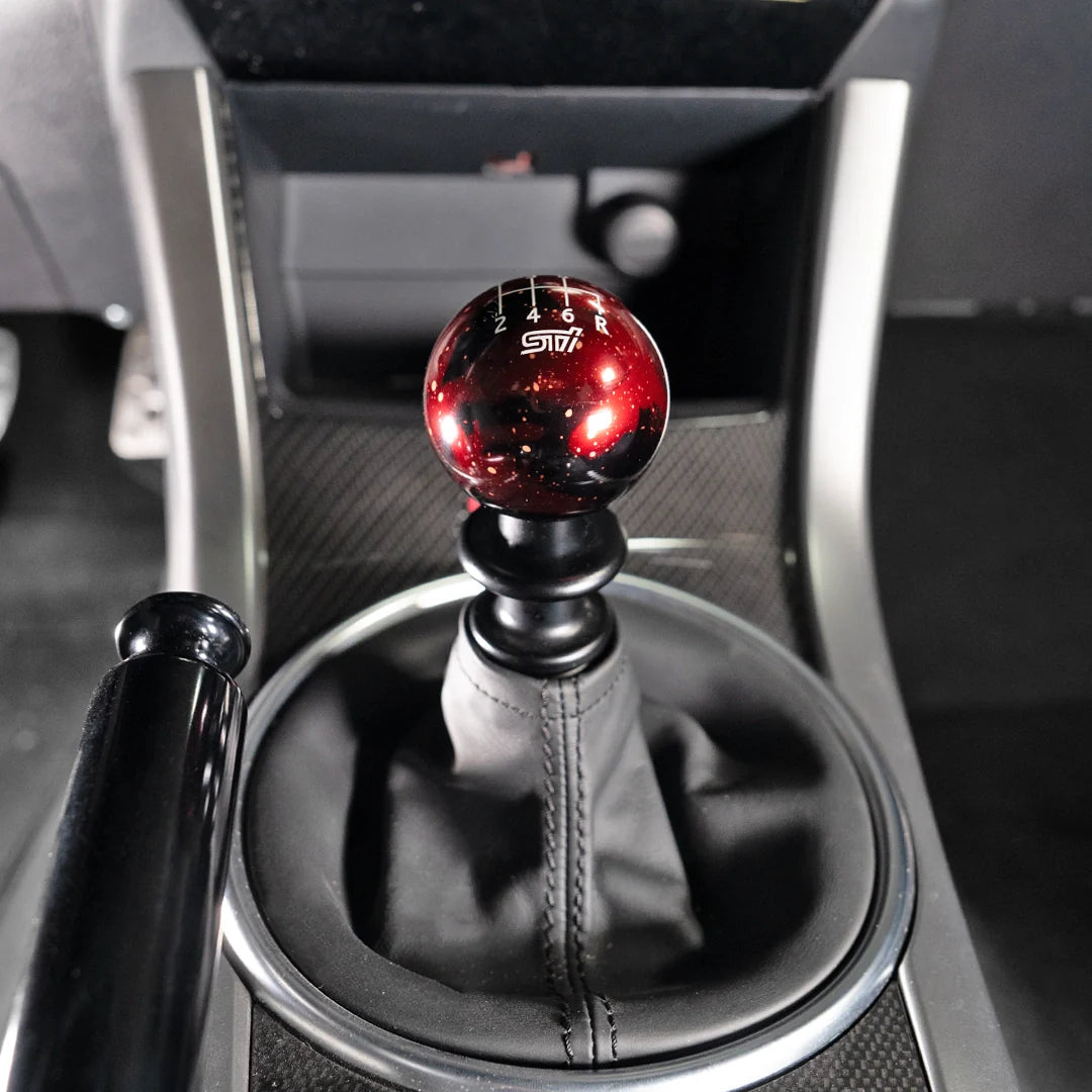 Billetworkz Cosmic Space Shift Knob - 6 Speed STI Standard Engraving - Subaru STI