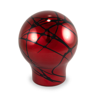 Billetworkz Shift Knob - Red w/ Black Splash - Subaru WRX 6-Speed 2015-2025
