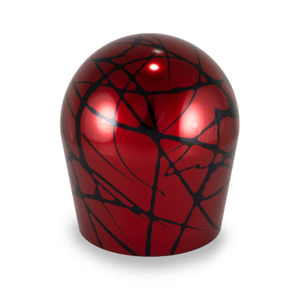 Billetworkz Shift Knob - Red w/ Black Splash - Subaru WRX 6-Speed 2015-2025