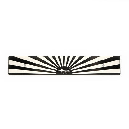 Billetworkz "Rising Sun Stars" License Plate Delete