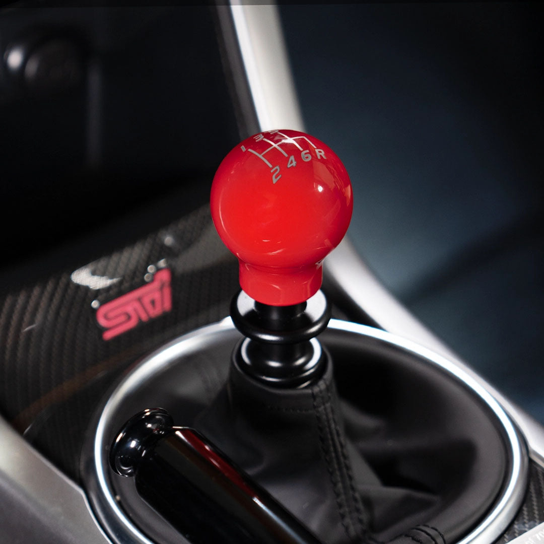 Billetworkz Weighted Shift Knob - 6 Speed Velocity Engraving - Subaru STI