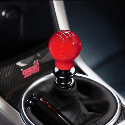 Billetworkz Weighted Shift Knob - 6 Speed Velocity Engraving - Subaru STI