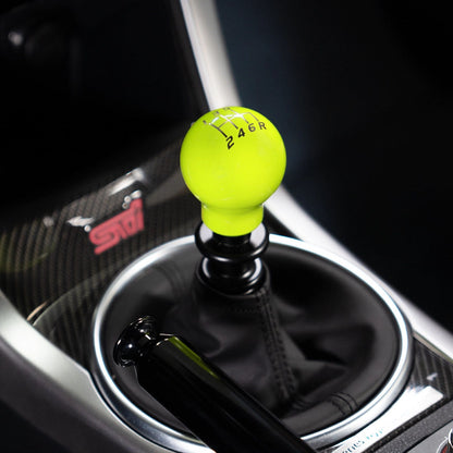Billetworkz Weighted Shift Knob - 6 Speed Velocity Engraving - Subaru STI