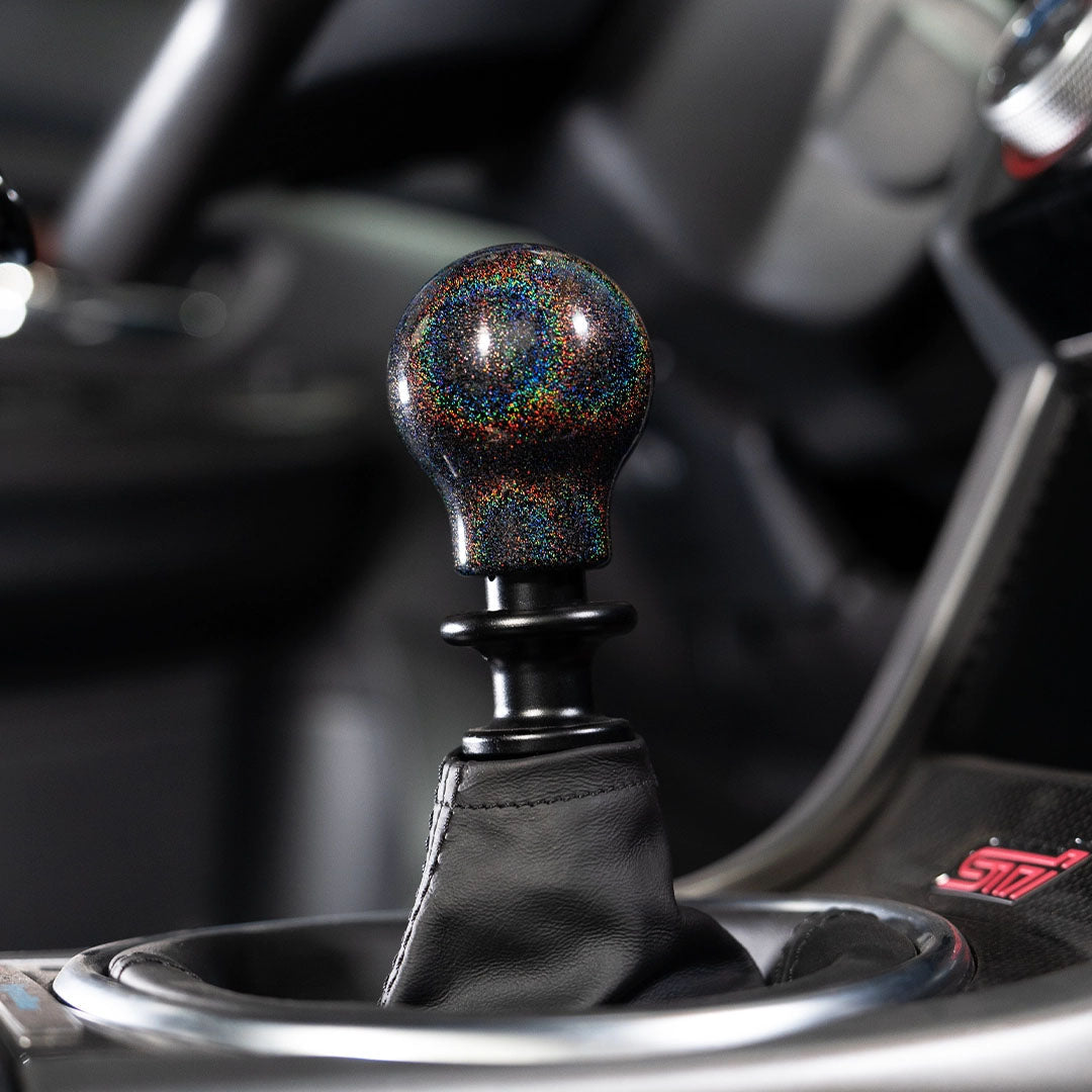 Billetworkz Weighted Shift Knob - 6 Speed Velocity Engraving - Subaru STI