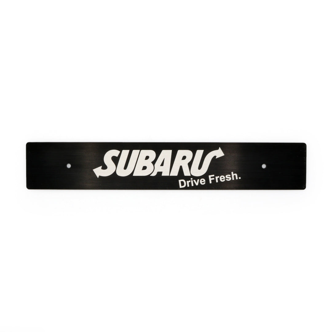 Billetworkz "Subaru Drive Fresh" License Plate Delete